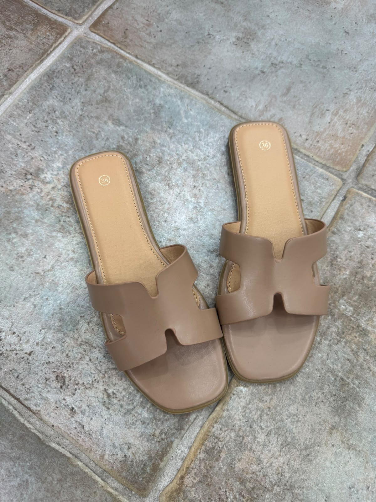 Ciabattina Mod.Hermes Khaki