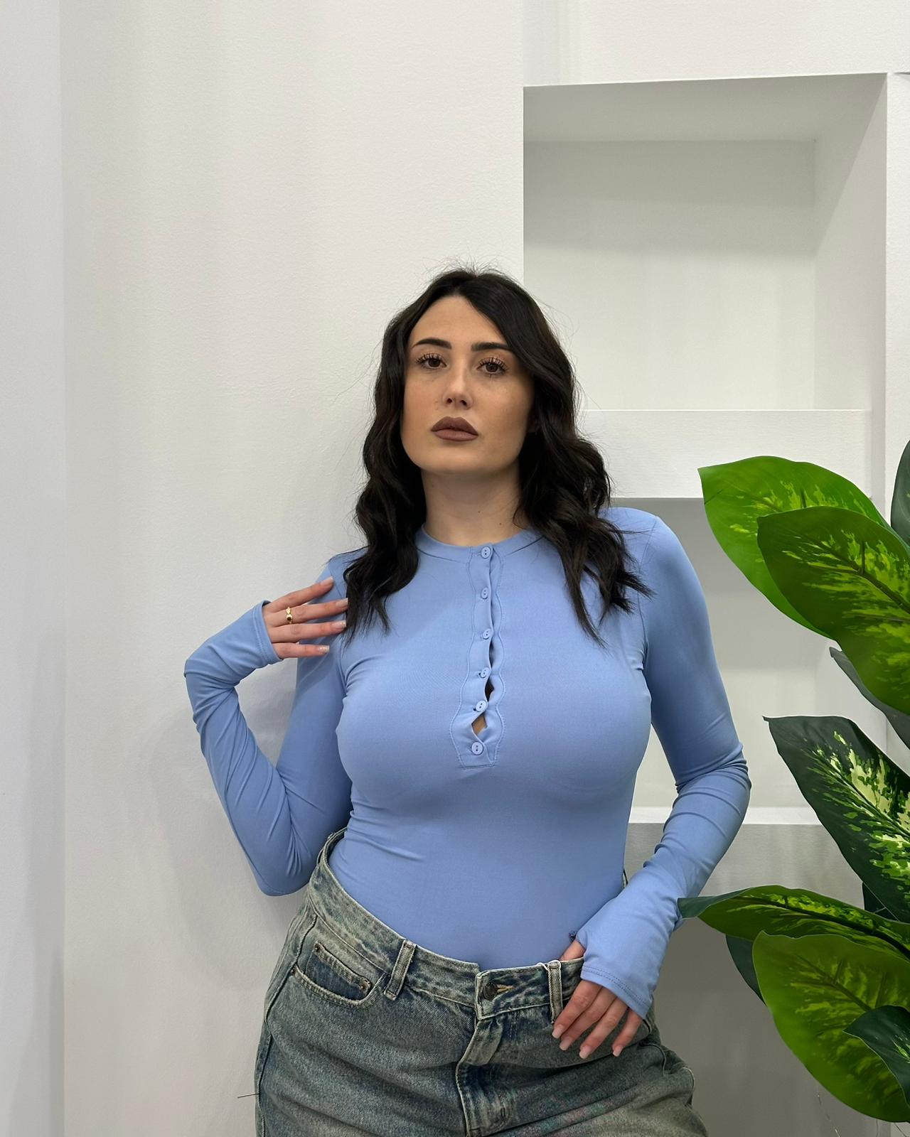 Maglia Linda Celeste