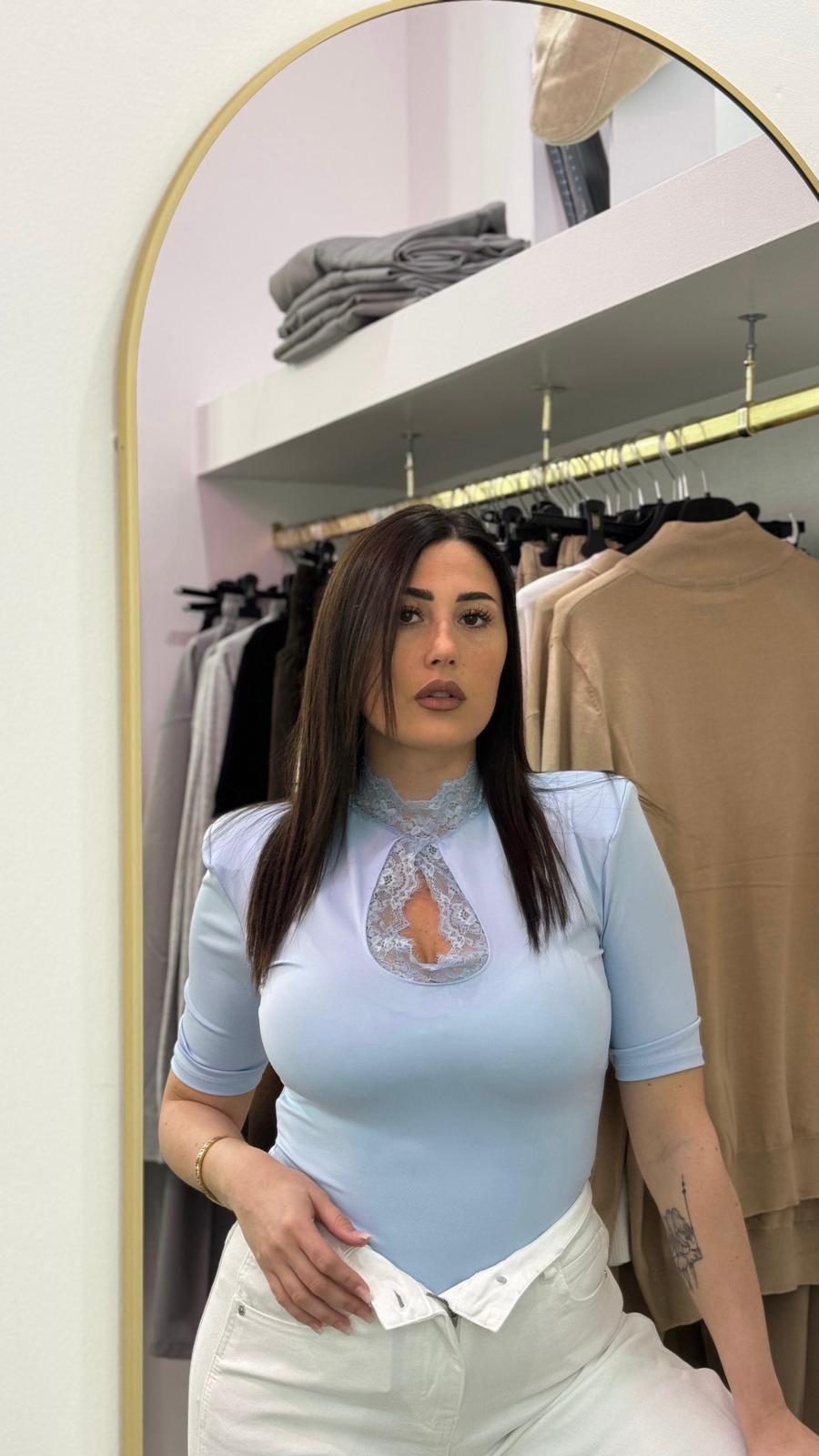 Maglia Love Celeste