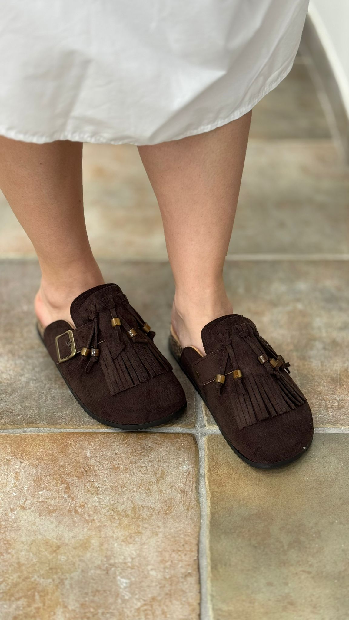 Ciabatta Mod.Birkenstock Marrone