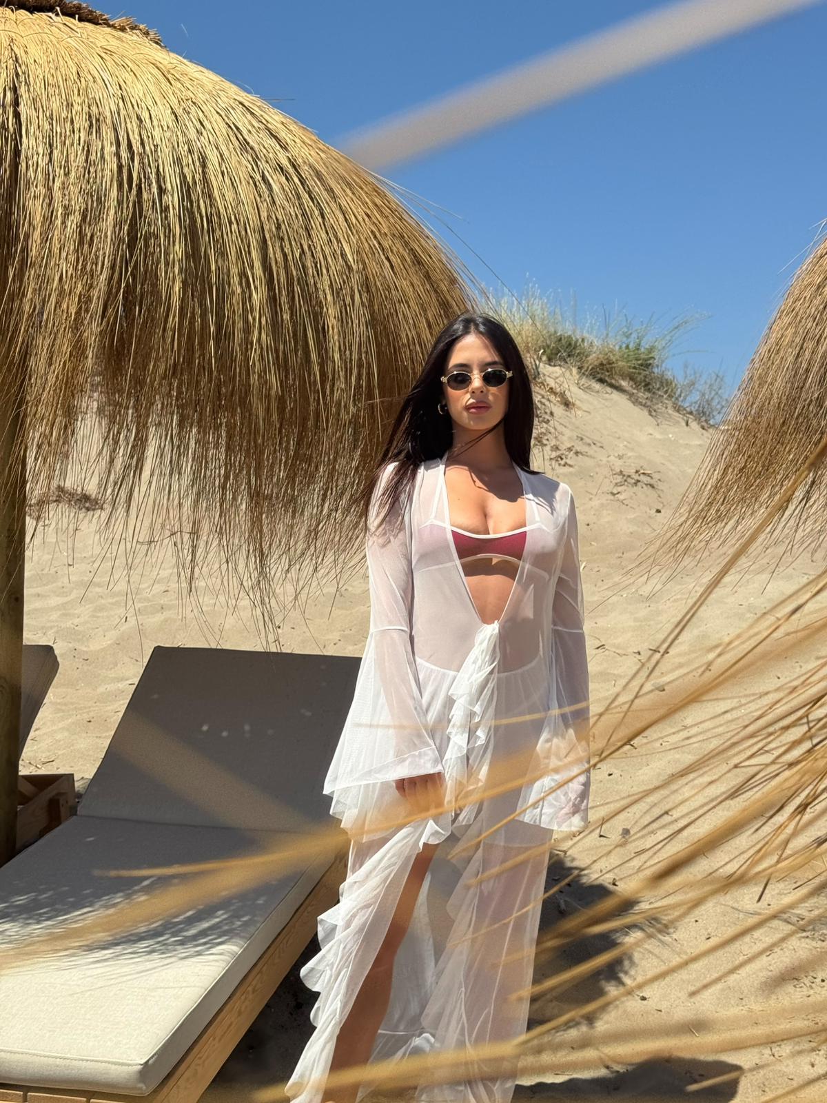 Copricostume Palapa Bianco