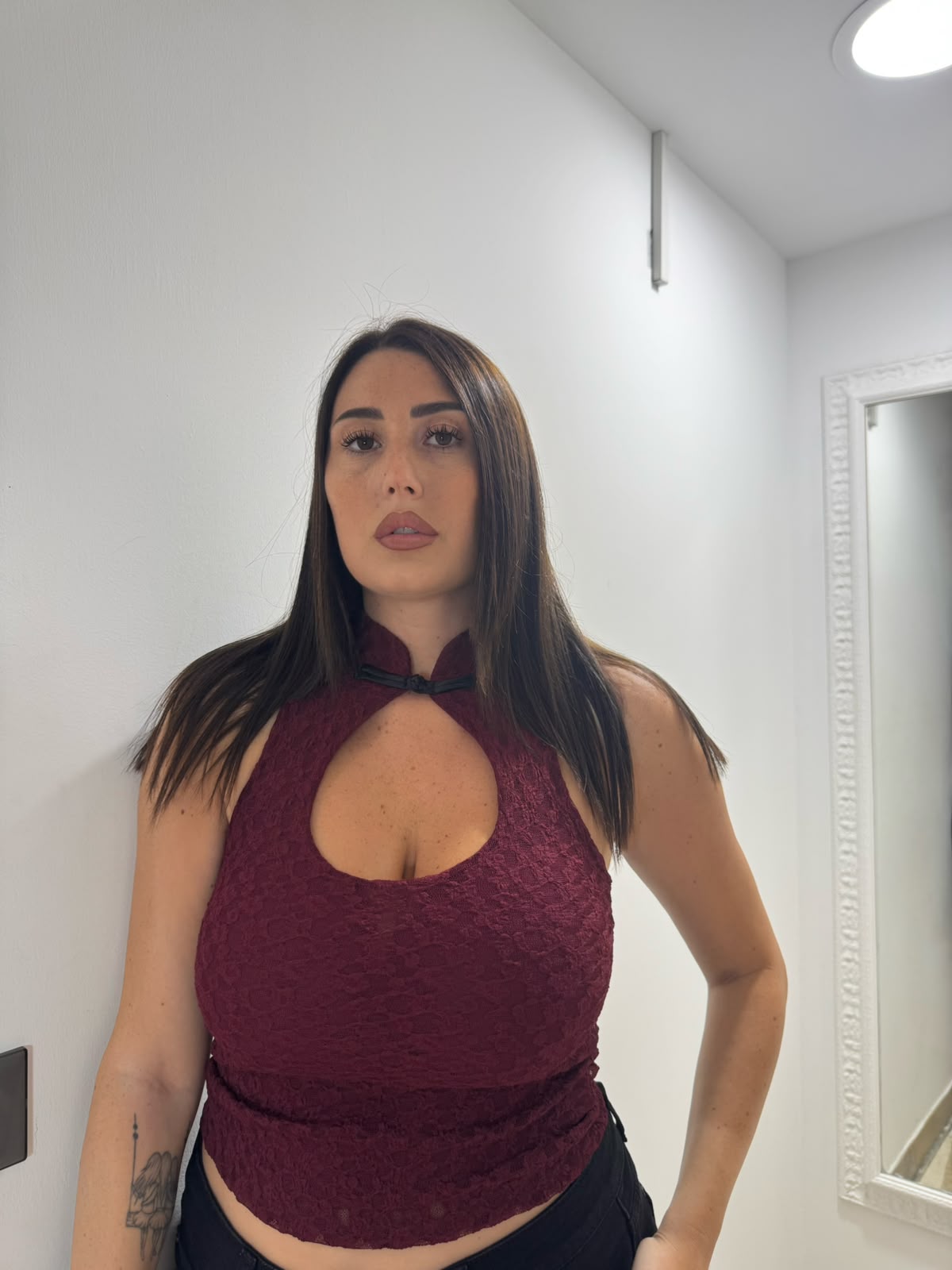 Top Lily Bordeaux