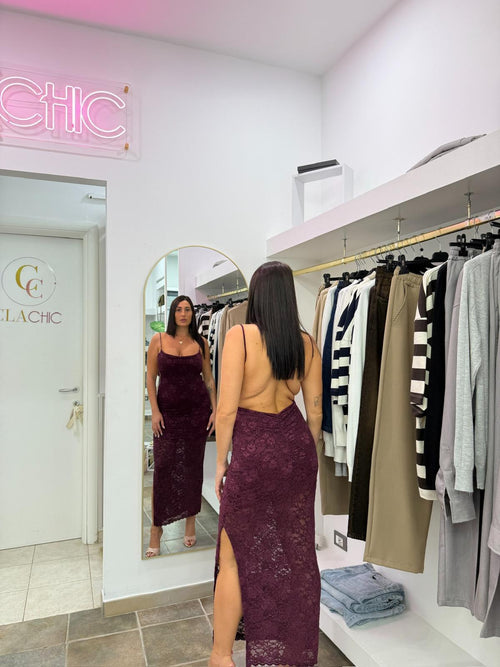 Abito Chanel Bordeaux
