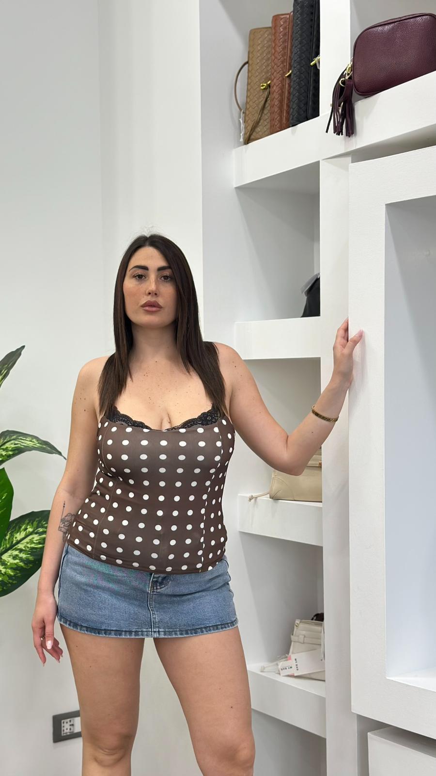 Top Pois Marrone