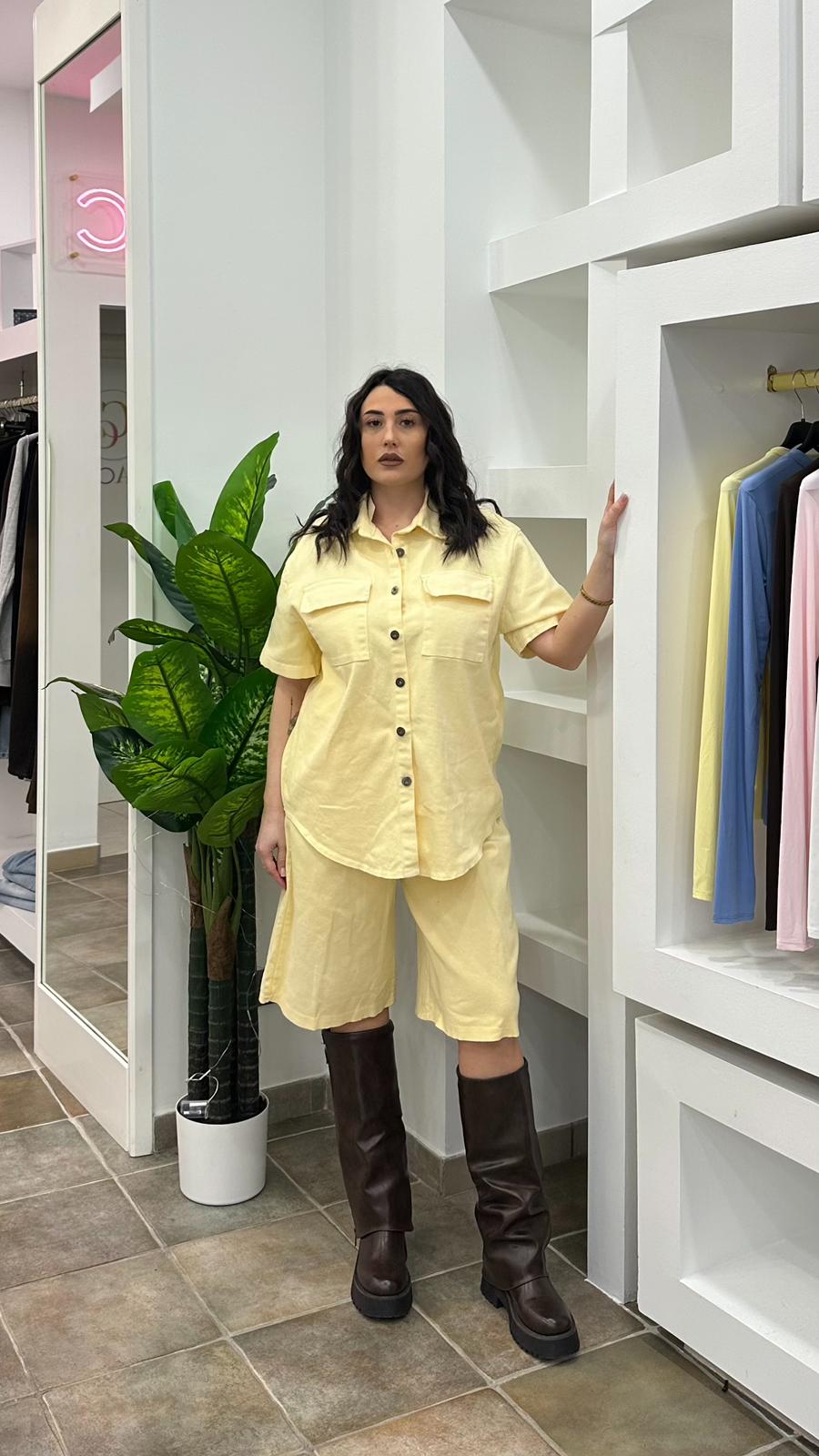 Completo Denim Giallo