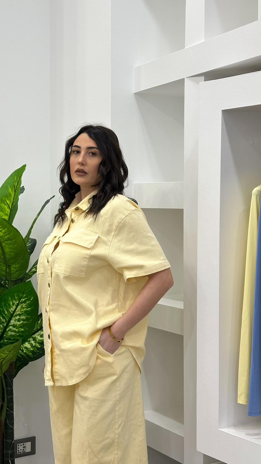 Completo Denim Giallo
