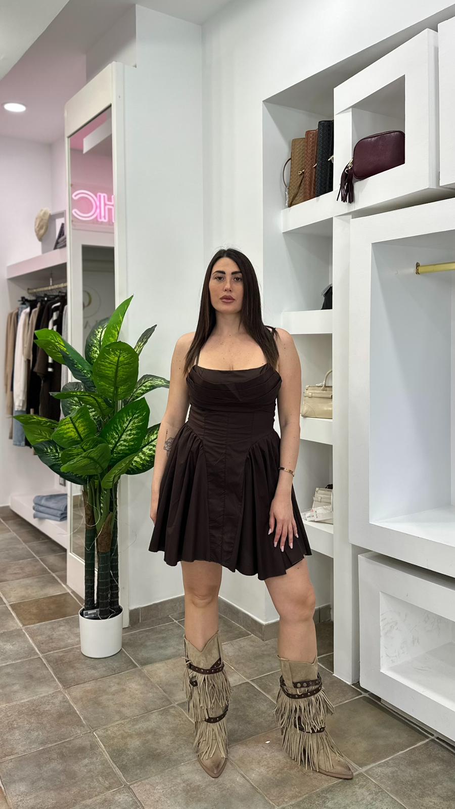 Abito Giulia Marrone
